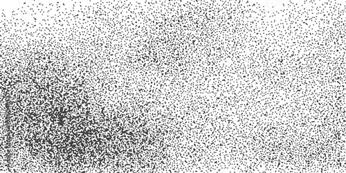 Abstract Black and White Grainy Vector Texture Background with Noise and Stipple Effect