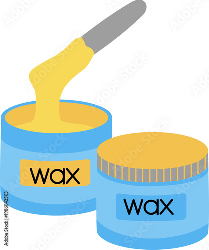 Illustration Of Wax For Hair Removal