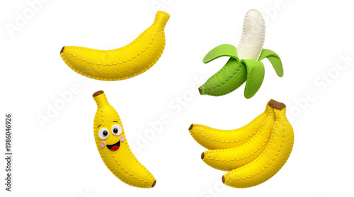 Cartoon Bananas in Playful Styles