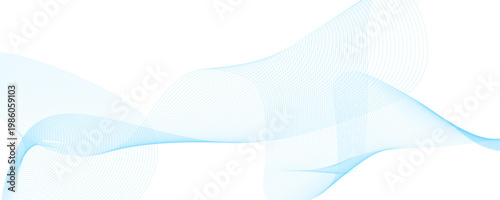 Abstract flowing wavy lines. Digital motion element for modern design. 