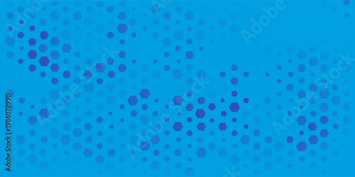 Retro sky pattern on an old paper background. Vintage raster clouds. Modern hexagons.