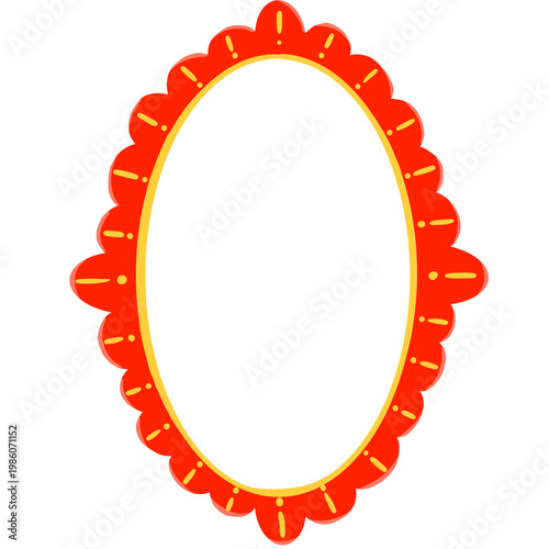 Decorative Oval Frame