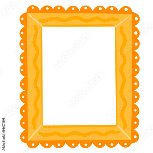 Decorative Orange Frame
