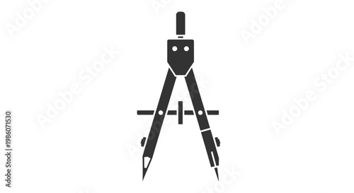 Compass drawing tool for geometry.