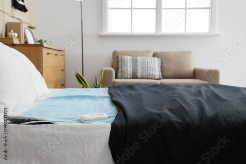 Electric heating pad on big...