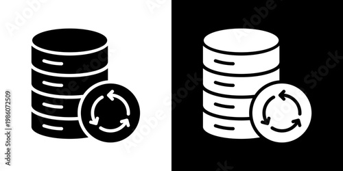 Database Icon Set Multiple Style Collection