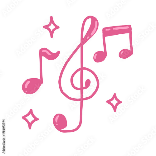 Musical Notes Doodle