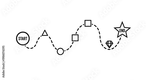 Abstract vector illustration of a heart shaped water drop symbol representing a successful business market concept