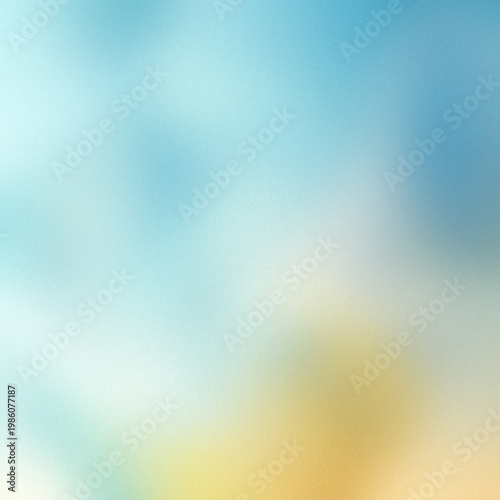 Soft ocean summer vacation gradient background with smooth colors