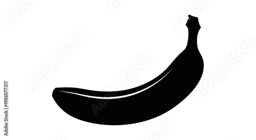 Fruites Black banana icon, fruit symbol, vector illustration, simple design isolated on White Background vactor EPS