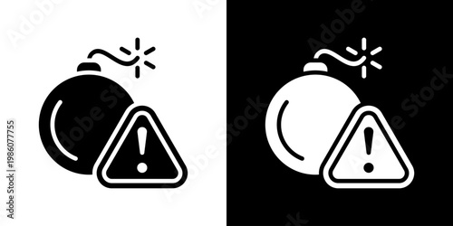 Threat Icon Set Multiple Style Collection