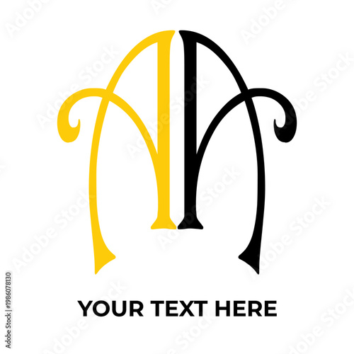 Monogram AA Logo Design.