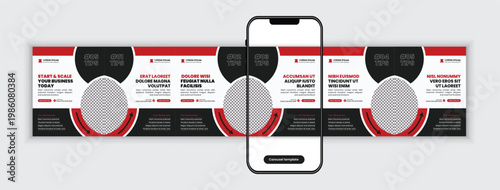 Modern Digital Marketing Tips and Strategy Carousel Post Template for Business Expansion, Corporate Identity, Startup Growth and Agency Promotion