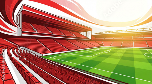 Stadium Football Field Soccer Arena.