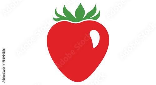 Fresh Red Strawberry Fruit Closeup.