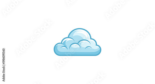 Illustration of a fluffy white cloud on a transparent background last2026.