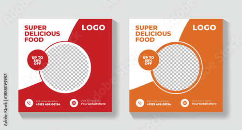 Super Delicious Food Menu Template , Modern Restaurant Flyer Design