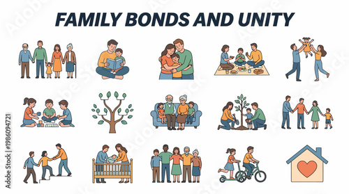 Family Bonds and Unity - Diverse Family Activities