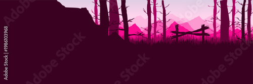 Professional Pink Nature Backdrop for Modern Corporate Tech Presentation Slides