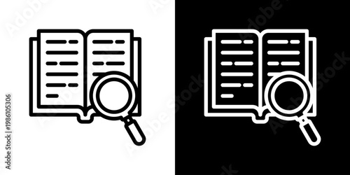 Literature Icon Set Multiple Style Collection