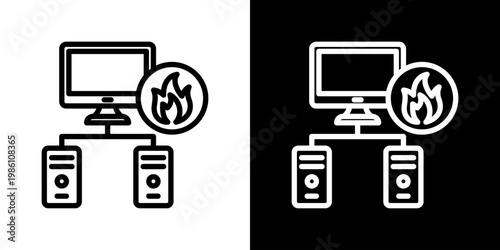 Server Icon Set Multiple Style Collection