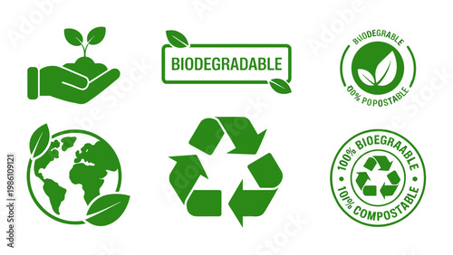 Sanitation and Hygiene Line Icon Set – Clean Water, Waste Management and Public Health Vector Collection