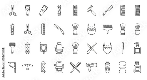 Tools icons for construction and repair.