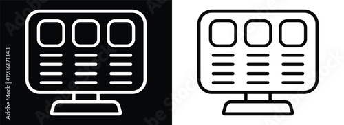 Idea monochrome line style