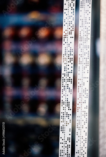 Punched Paper Tape Computer Programming Loops