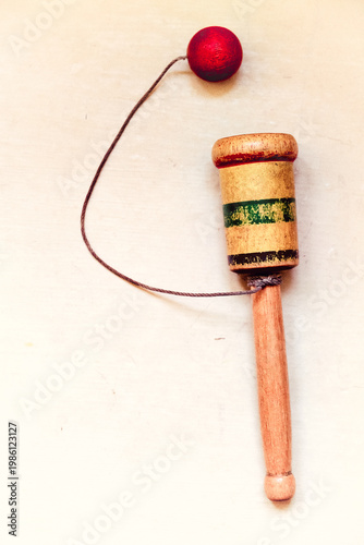 Children's Cup & Ball Game At A Historic English Country House In Northampton