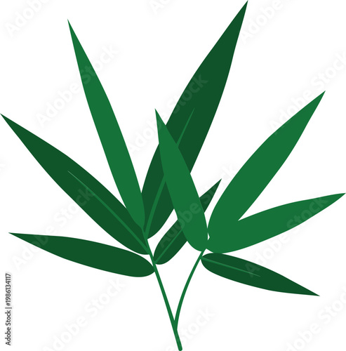 Leaf green plant symbol weed