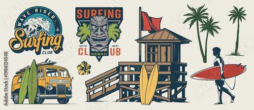 Surfing club in Hawaii
