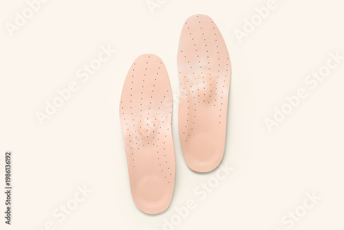 Leather orthopedic insoles ...