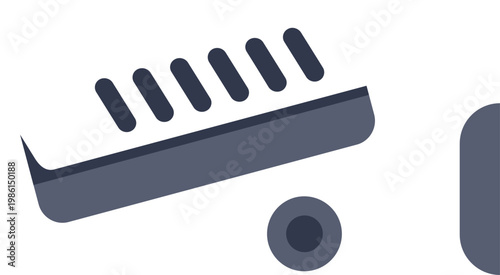 Car pedal icon representing gas or accelerator function for vehicles and driving