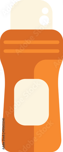 Roll on deodorant for refreshing skin care and daily body hygiene