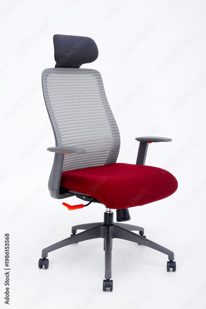 Obraz premium Computer chair white background image