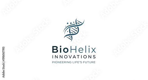 BioHelix Innovations company logo design.