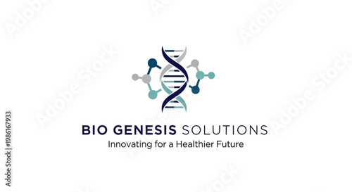 Bio Genesis Solutions company logo design.