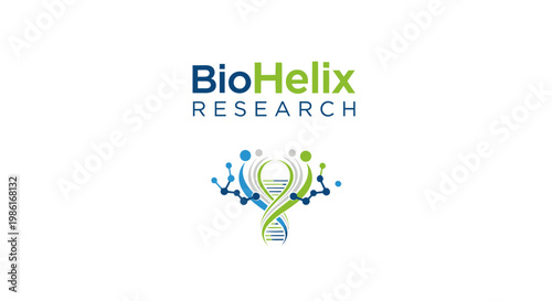 BioHelix Research company logo design.