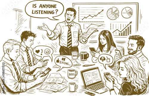 Boss Ignored by Phone Users
