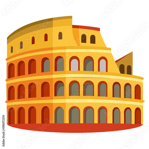 The colosseum in rome italy