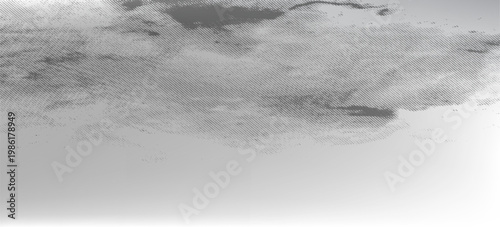 Abstract white geometric background. Dynamic shapes composition. gradient vanishing circles. Creative illustration for poster, web, landing, page, cover