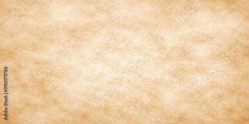 Antique blank parchment with a worn vintage paper texture features a stained and aged brown grunge design on a weathered retro sheet