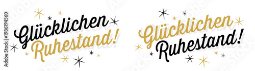 Glücklichen Ruhestand