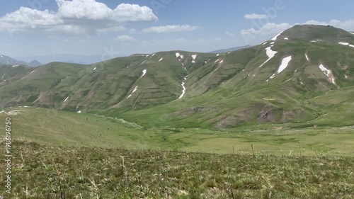 A view from the mountainous areas in Erzurum, Turkey