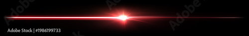 Red Light Spectrum: A captivating image features a brilliant red beam of light emanating from a central focal point, set against a dark, expansive backdrop.
