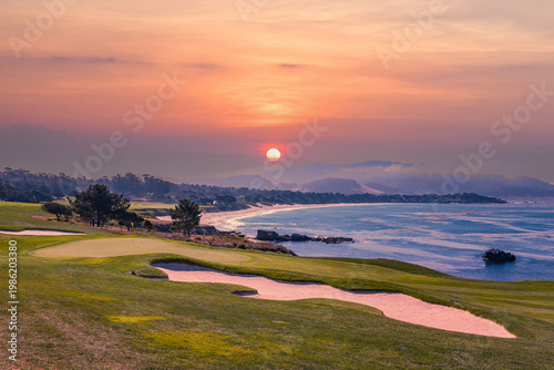 Φωτογραφία Pebble Beach golf course, Monterey, California, USA