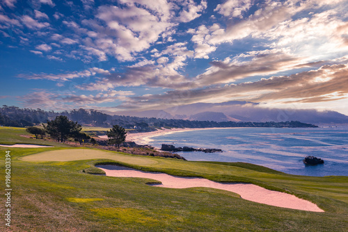 Pebble Beach golf course, Monterey, California, USA