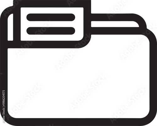 Simple black and white illustration of a vintage television set