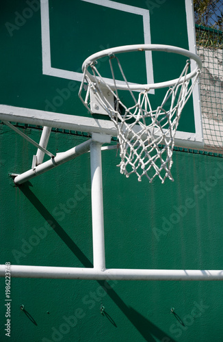 basketball hoop and net